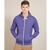 White Label Zip Through Hoody - Purple - Mens