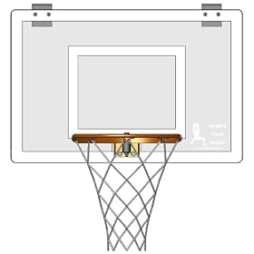 Door Mounted Mini Basketball Hoop - Mini Pro 2 Door Mount