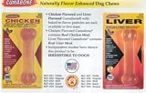 white GUMABONE LIVER-GIANT - Large