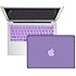 Slickblue (TM) 3 in 1 Accessory Kit For Macbook Air 13" (A1369/A1466) - Rubberized Matte Frost Hard Case, Keyboard Skin & Screen Protector- Purple
