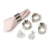 Ateco Set of 4 Stainless Steel Fruit Shaped Rings by Ateco