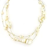 Floating Pearls Necklace