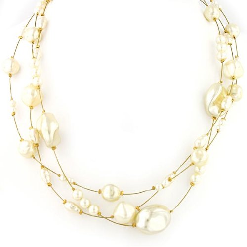Floating Pearls Necklace