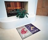 Washington Huskies and Washington State Cougars 34 x 44.5 House Divided Mat