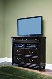 Crestview Entertainment Console w 6 Drawers & 2 Open Storage