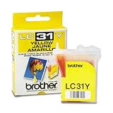 Inkjet Print Cartridge, LC31Y, Genuine Original, 400 Page Yield, Yellow BRTLC31Y