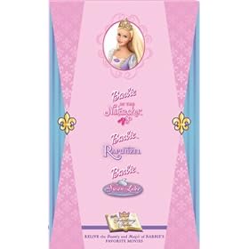 Barbie Fantasy Tales Collection (The Nutcracker Rapunzel Swan Lake) by Kelly Sheridan, KirMorrow, Tim Curry, Peter Kelamis, and Christopher Gaze
