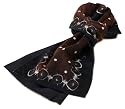 Prada Women's Cashmere Scarf, Tobacco/Navy