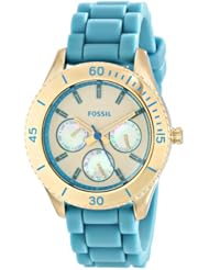 Fossil Womens ES3534 Stella Analog Display Analog Quartz Blue Watch