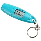 Accutire MS-4652B Key Chain Digital Tire Gauge Turquoise