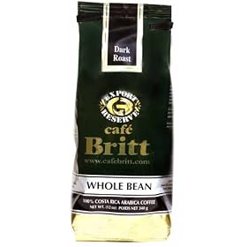 Costa Rica Dark Roast Whole Bean Gourmet Coffee