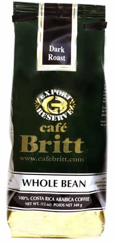 Buy Now at Amazon.com: Costa Rica Dark Roast Whole Bean Gourmet Coffee