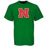 Nebraska Cornhuskers Green St. Patrick's Day Team Logo T-shirt
