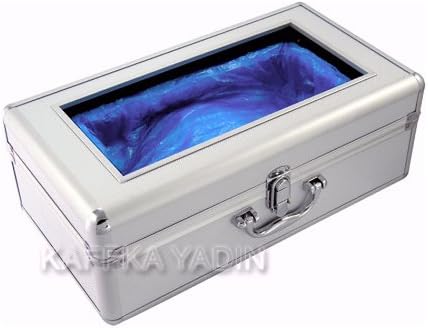 Automatic Shoe Cover Dispenser with Refills (Silver)