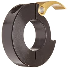 Ruland MQCL One-Piece Clamping Shaft Collar, Quick Clamping, Anodized Aluminum, Metric