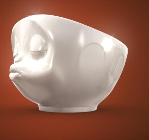 TV Tassen  Kuss Tasse weiß