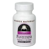 Source Naturals Pantethine Vit B-5 Coenzyme Precursor Subl 25mg, 60 tablets (Pack of 2)