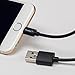 Pangea Apple Certified Lightning Cable - 5 Foot - for iPhone 5 (5/5S/5C), iPad Air, iPad Mini with Retina, iPad (4th gen), iPad Mini, iPod touch (5th gen), and iPod nano (7th gen) - Black.