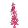 5' Pre-Lit Sparkling Whimsical Pink Artificial Christmas Tree - Clear Lights