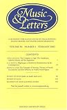 Music and Letters