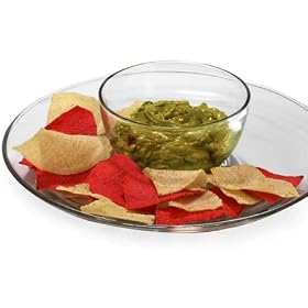 Click here to buy Anchor Hocking Presence 2-Piece Chip 'N Dip Serving Set by Anchor Hocking.