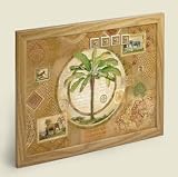 Cork Bulletin Board ~ Bombay Collection ~ with matching push pins ~ code 179