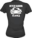 Dutch Harbor Alaska CRAB Logo Women's Babydoll tee Shirt in 6 Colors Small thru XL