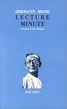 Lecture minute par Hesse