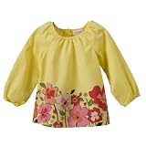 Infant Girls' Genuine Kids from OshKosh Gathered Neck Top with Boarder - Yellow