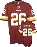 Mens Washington Redskins #26 Clinton Portis Team Premier Jersey - 2XL