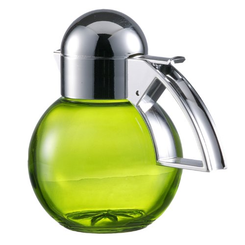 Stoha Design 025804 Alllzweckgiesser 200 ml Glas Kugel transparent gr&uuml;n - ABS Kunststoff silber