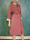 Prada - $2695 New PRADA Authentic Purple / Maroon Silk Taffeta Coat 10 / 44