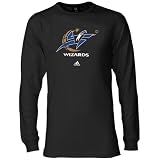 Washington Wizards T Shirt : adidas Washington Wizards Black Basic Logo Long Sleeve Thermal T Shirt