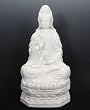 Milky White Porcelain Kwan Yin Statue