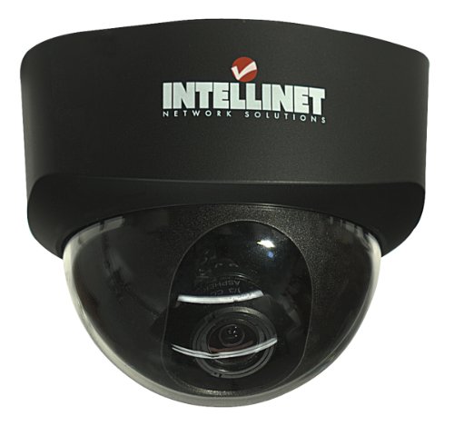 Intellinet NFD30 Netzwerk-Dome-Kamera (MPEG4, Motion-JPEG Dual Mode, PoE, Audio, 300k CMOS Preisvergleich