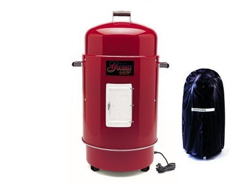 Brinkmann 810-7080-8 Gourmet Electric Smoker and Grill with Vinyl Cover - Red product image