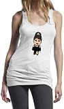 ToonStar Tiffany White – Women’s Vest White – Prime or Super Saver Delivery