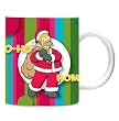 Simpsons 11oz Mug, Coaster and Keyring Set, Christmas
