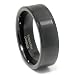 Black Tungsten Carbide Men's Ladies Unisex Ring Wedding Band 8MM (5/16 inch) Flat Top Comfort Fit (Sz 7 to 13.5) Black Tungsten Carbide Men's Ladies Unisex Ring Wedding Band 8MM (5/16 inch) Flat Top Comfort Fit (Sz 7 to 13.5)