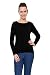 Renka Black Color Knitted Pullover Sweater for Women RS.699.00
