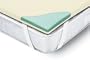 HoMedics 1.5" Premium grade memory foam Bed Topper with Corner Straps, Velour Cover, Queen