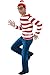 Where's Waldo Now Costume Adult Funny Sweatshirt Hoodie Outfit Glasses Hat Cap Suits