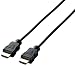 ELECOM HDMI�P�[�u�� �X���� 1.5m �u���b�N DH-HD13AS15BK