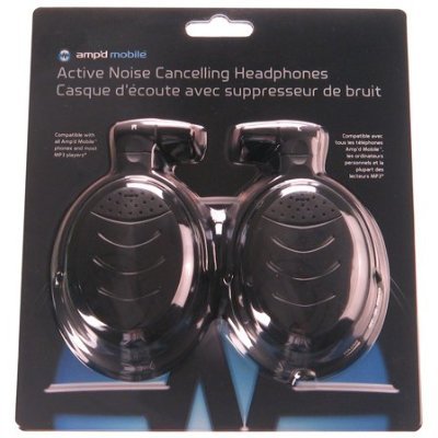 Ampd Mobile XQS 109 3.5mm Noise Cancelling Headphones Amp'd Mobile XQS-109 3.5mm Noise Cancelling Headphones