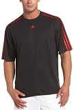 Buy : adidas Mens 3-Stripe Short Sleeve Top