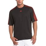 adidas Men's 3-Stripe Short Sleeve Top