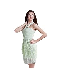 Fall Chiffon Halter Short Prom Dress/Party Dress/Wedding Dress 