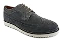 Frank Wright Tarbuck MFW046 Mens Laced Suede Brogue Shoes