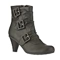 Women's Xhilaration® Kattie Buckle Ankle Boots - Black