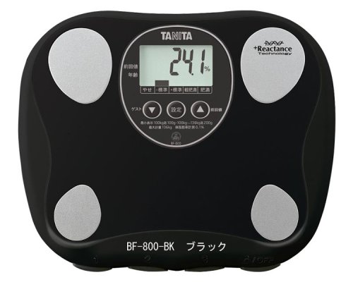 体脂肪計付ヘルスメーター　BF-800/BF-800-BK　ブラック
